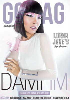 Holly Grace Fashion Stylist - Cover & Page Spread for GC MAG