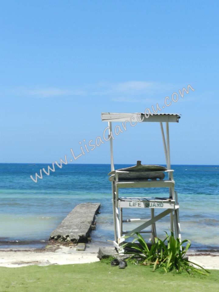 Bespoke Art by Liisa Garceau - Lifeguard off duty San Andrés, Columbia.