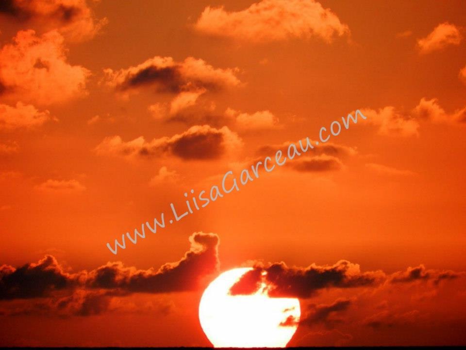 Bespoke Art by Liisa Garceau - One of the many amazing sunsets during our voyage.