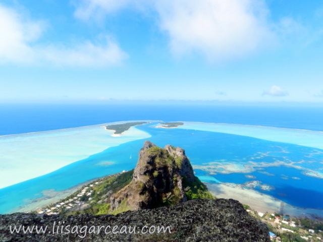 Bespoke Art by Liisa Garceau - The View Maupiti, French Polynesia.