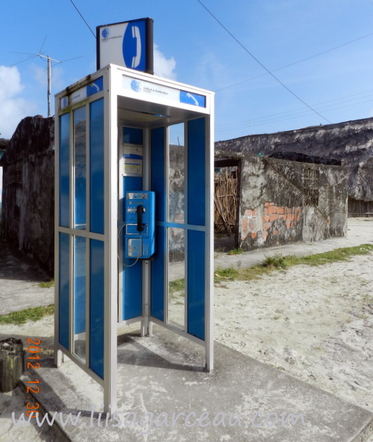 Bespoke Art by Liisa Garceau - A Pay Phone? San Blas Islands.