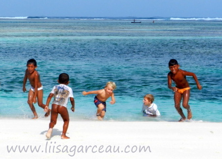 Bespoke Art by Liisa Garceau - Kids Will Always Be Kids San Blas Islands.