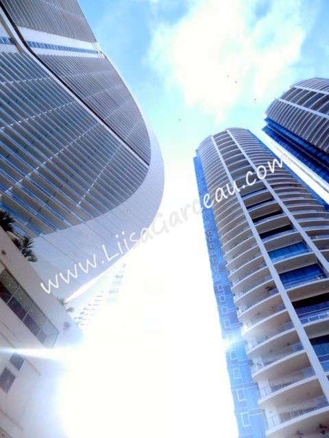 Bespoke Art by Liisa Garceau - Towering over Panama City, Panama.