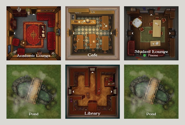 Board game illustration and concept design work for artist Joshua Wright